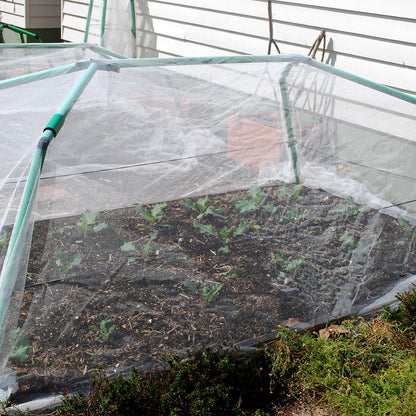 3 x 5 metre Insect Exclusion Netting & Clamps - covers most frames.