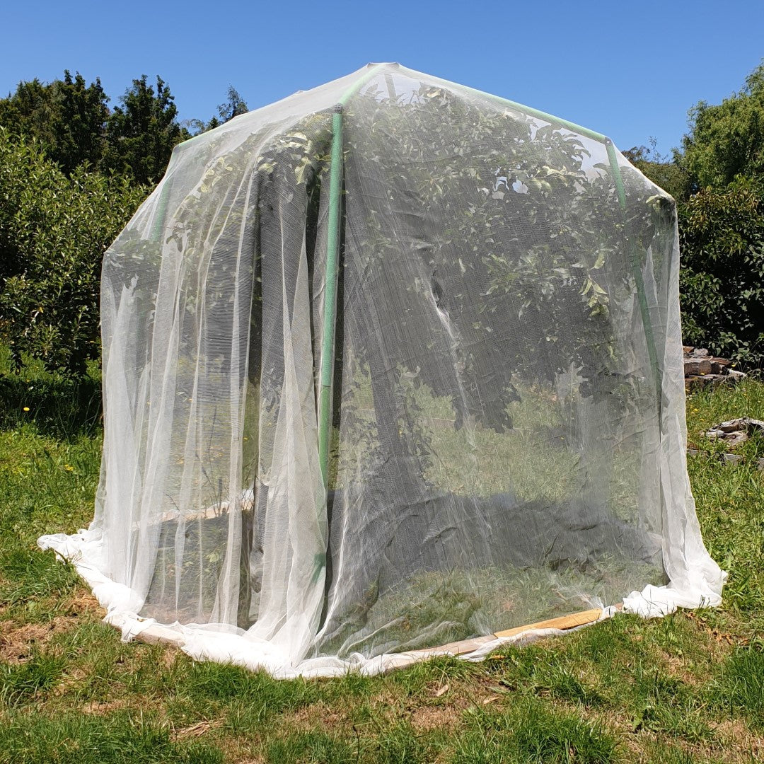 6 x 6 metre Insect Exclusion Netting and Clamps - fits both Tree Frames and Tall Frame