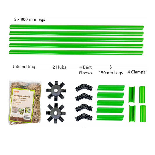 Flexi Garden Bed Frame Kit with Climbing Net - exclusive to Bunnings.