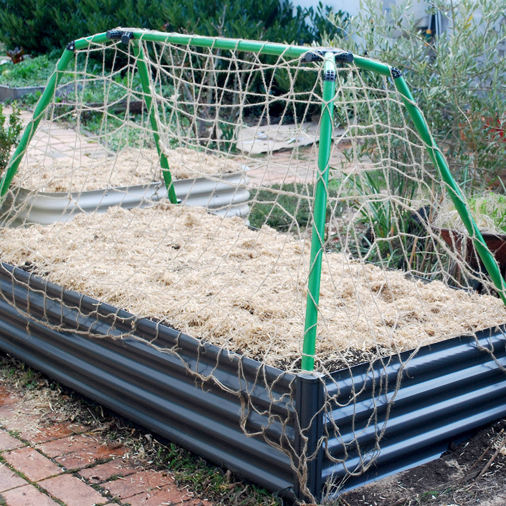 Flexi Garden Bed Frame Kit with Climbing Net - exclusive to Bunnings.